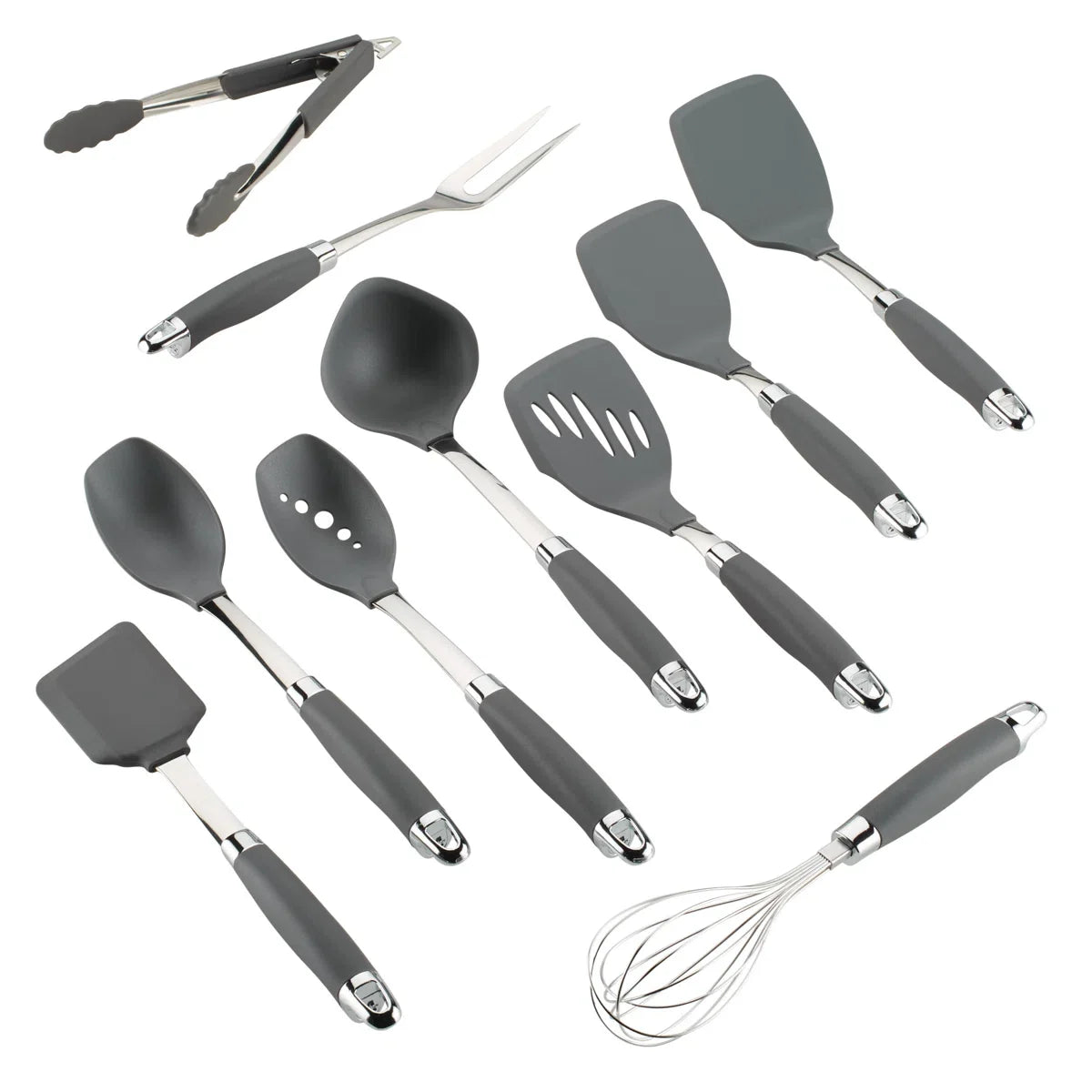 Tools and Gadgets SureGrip Nylon Nonstick Kitchen / Cooking Utensil Set, 10 Piece