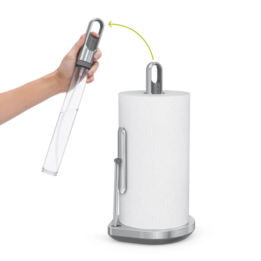 Paper Towel Holder with Spray Pump