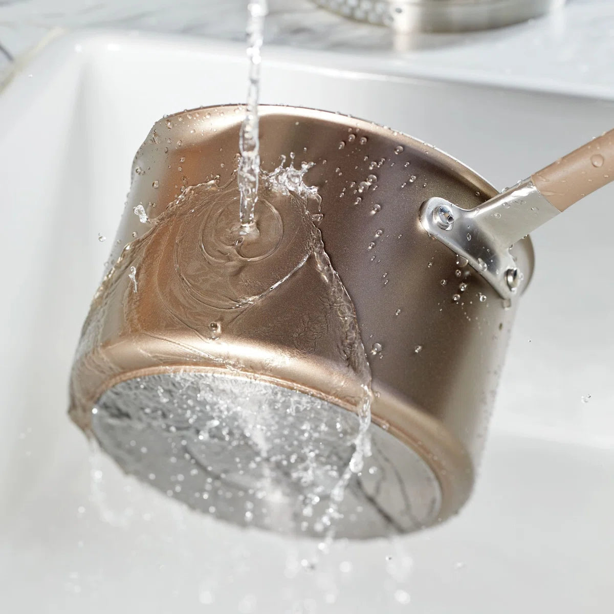 Premier Professional Hard Anodized Nonstick Cookware Induction Pots And Pans Set, 10 Piece, Bronze